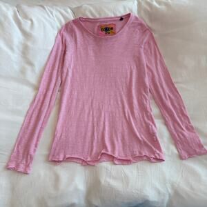 ATM Anthony Thomas Pink Long Sleeve T-Shirt Size XS